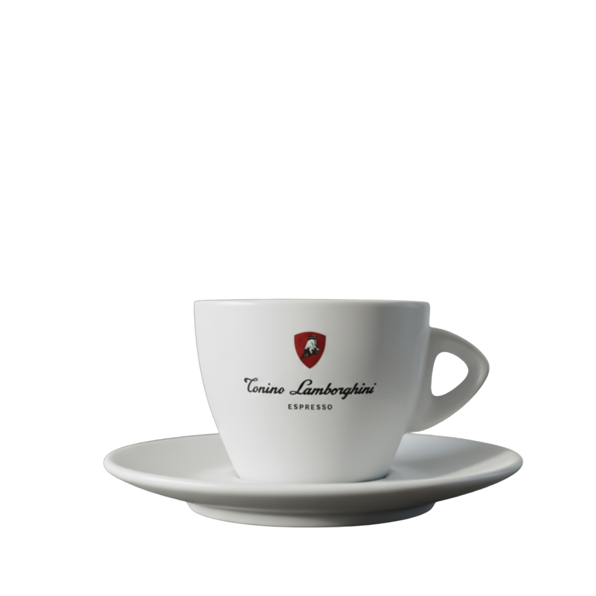 Luxury Espresso Cup & Saucer - White | Tonino Lamborghini