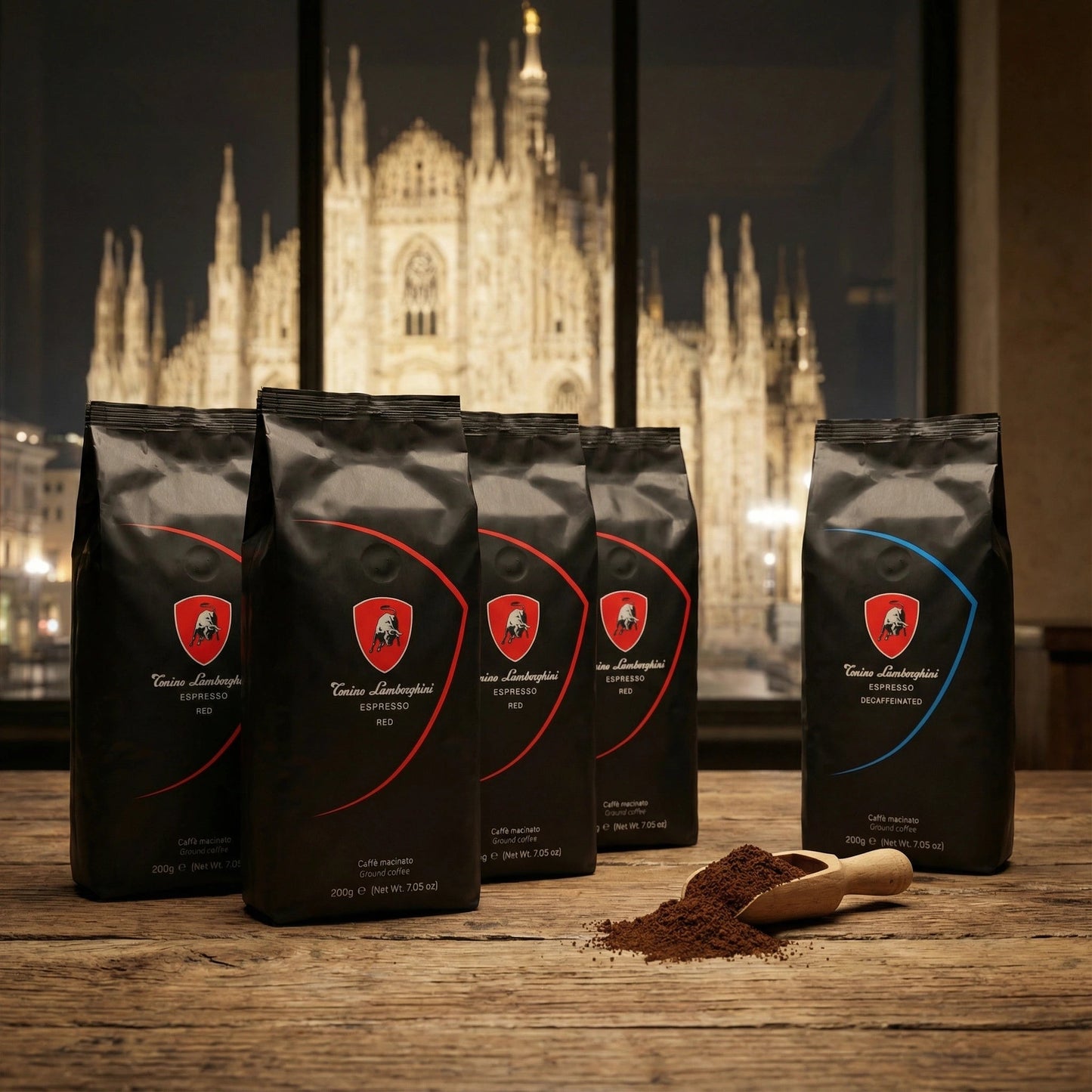 Espresso Ground Coffee Bundle - 4+1 Free - Tonino Lamborghini