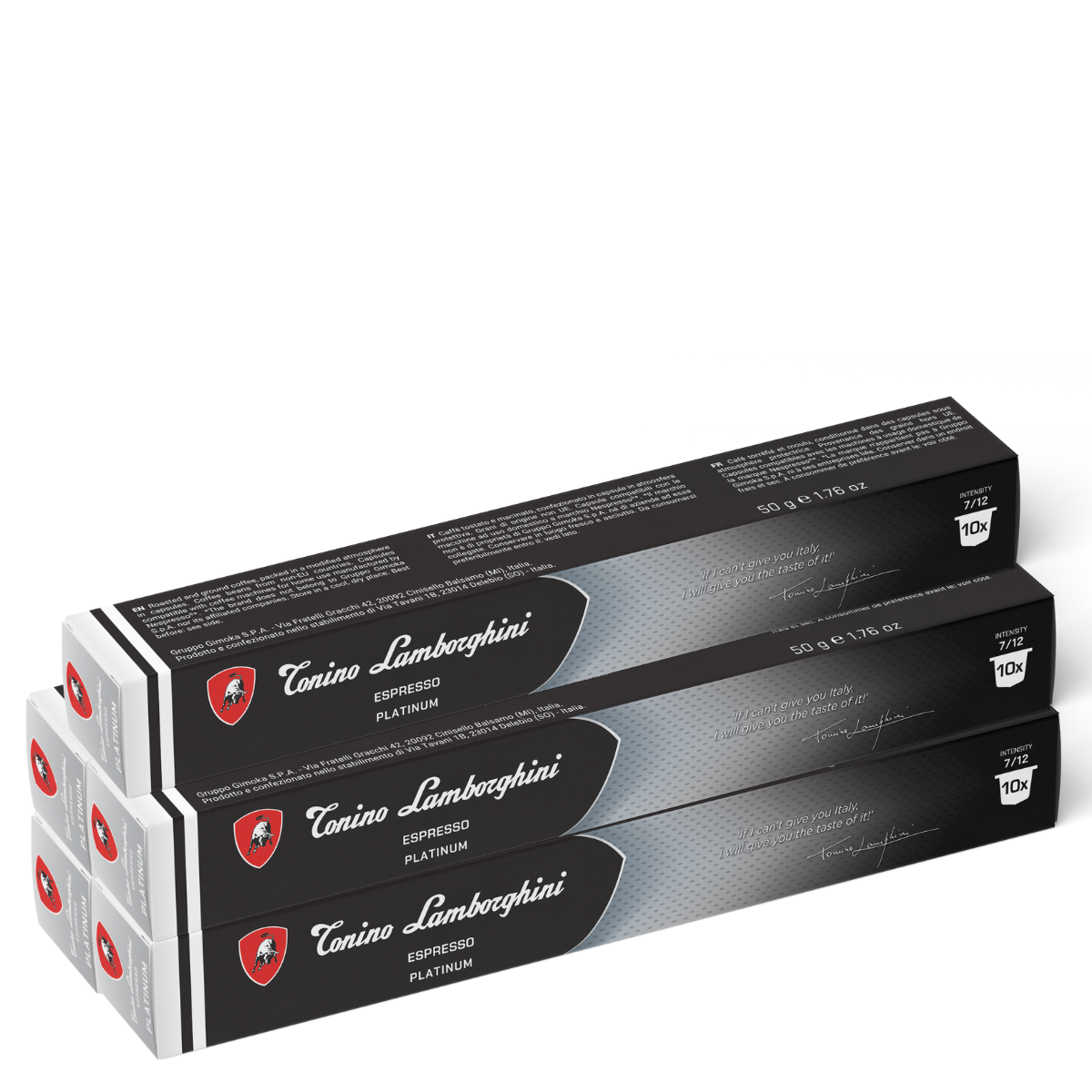 Tonino Lamborghini Coffee Capsule – Platinum | Nespresso® Compatible
