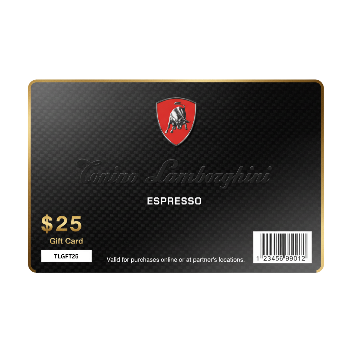 Tonino Lamborghini Digital Gift Card