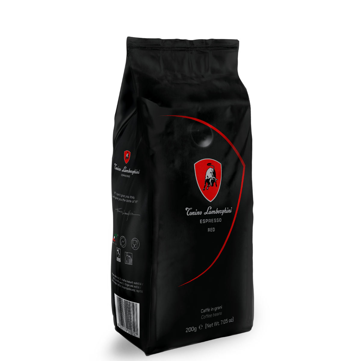 Tonino Lamborghini Coffee Beans | RED | Dark Roast | 200g - Tonino Lamborghini