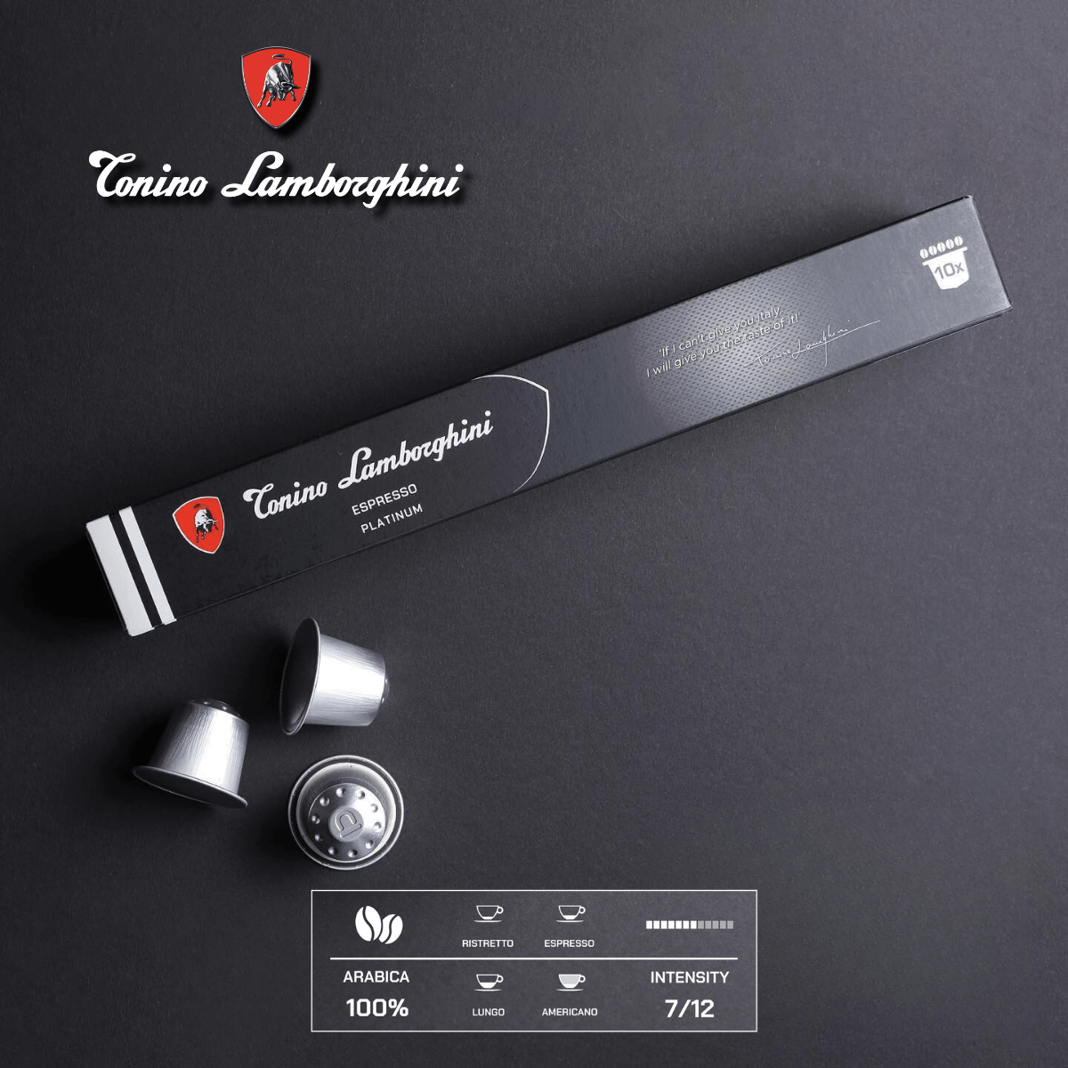 Lamborghini Coffee Pods-Platinum