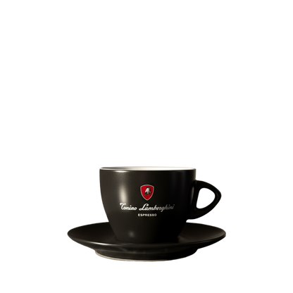 Cappuccino Cups and Saucers - Black