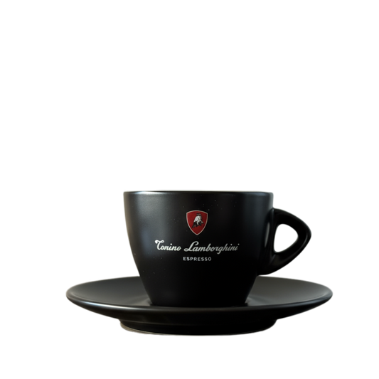 Coffee Cups and Saucers - Black