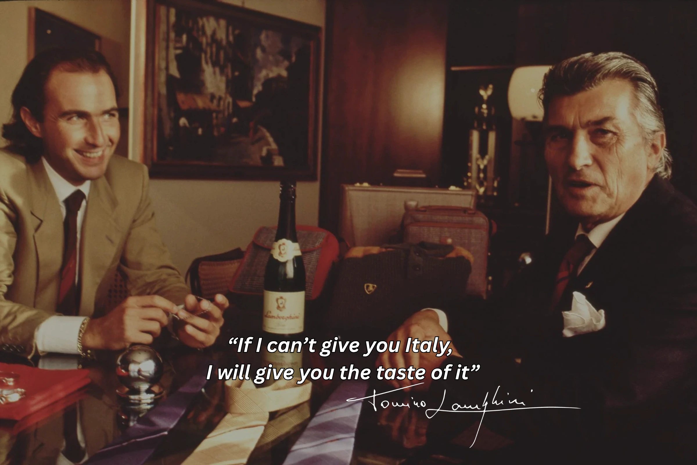 Tonino Lamborghini — son of Ferruccio Lamborghini, founder of Tonino Lamborghini luxury coffee brand