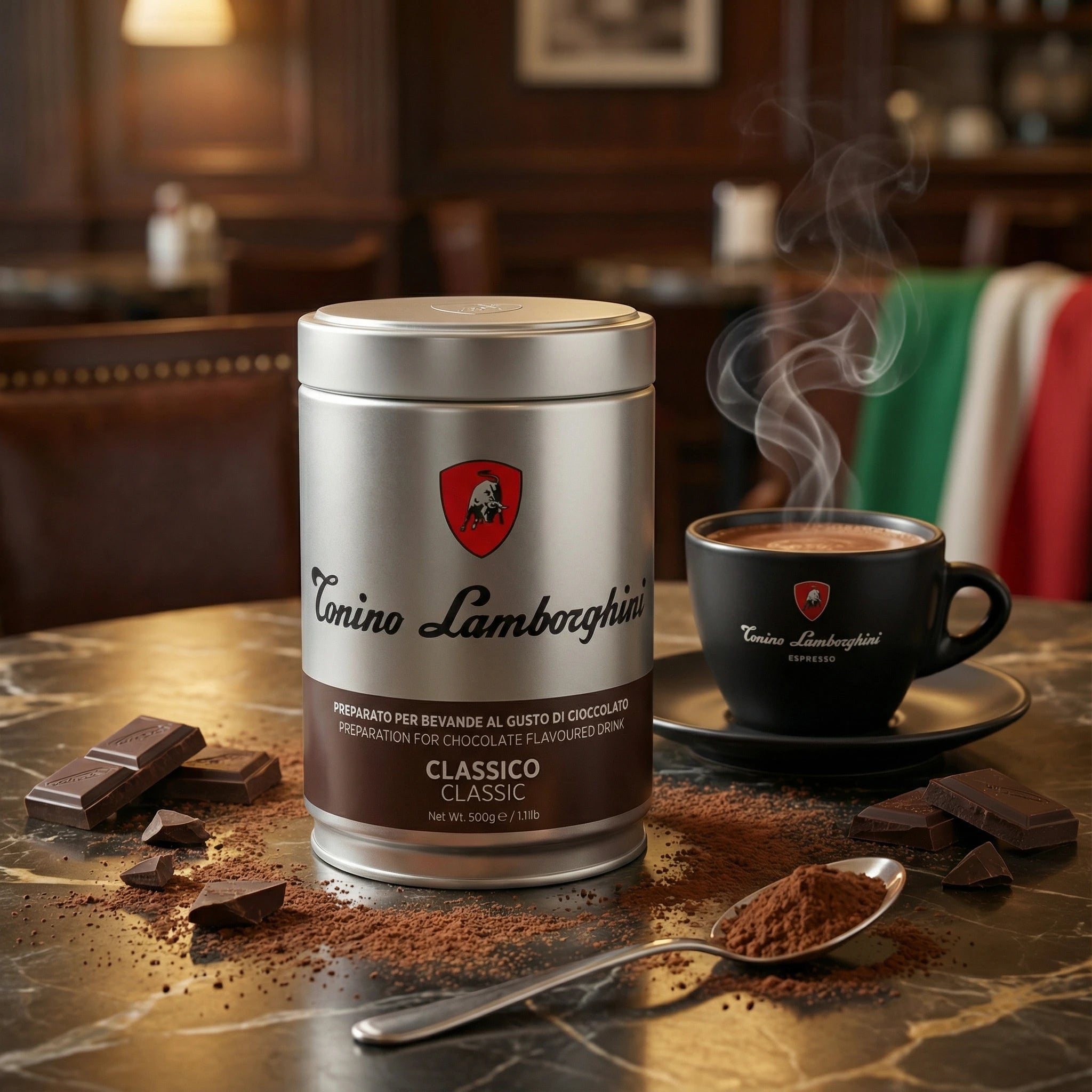 classic gourmet hot chocolate-italian hot chocolate-tonino lamborghini