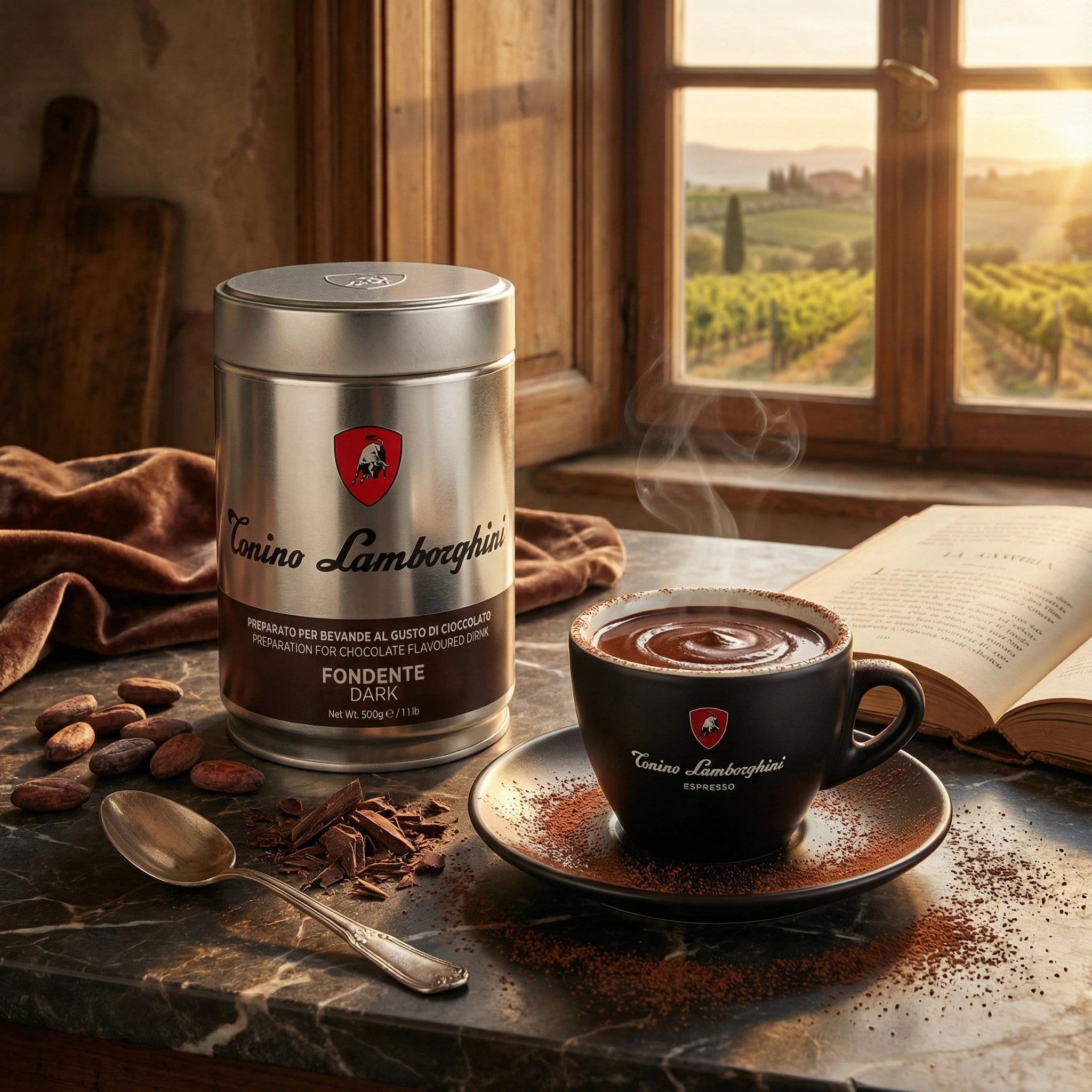 dark hot chocolate-italian hot chocolate-tonino lamborghini