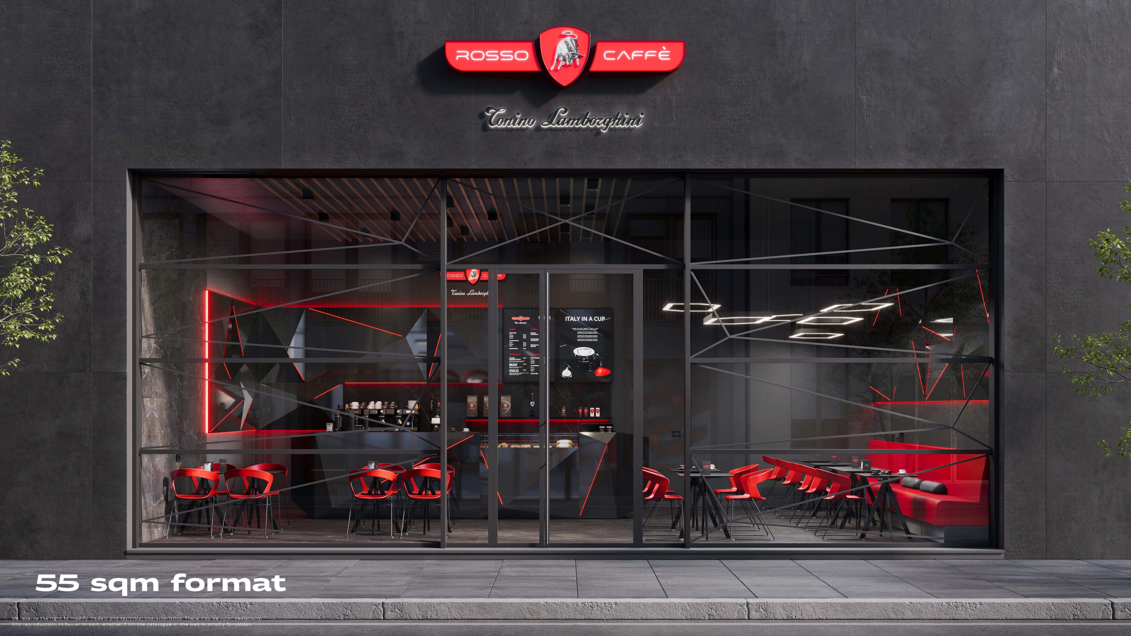 Lamborghini Cafe | Tonino Lamborghini Rosso Café