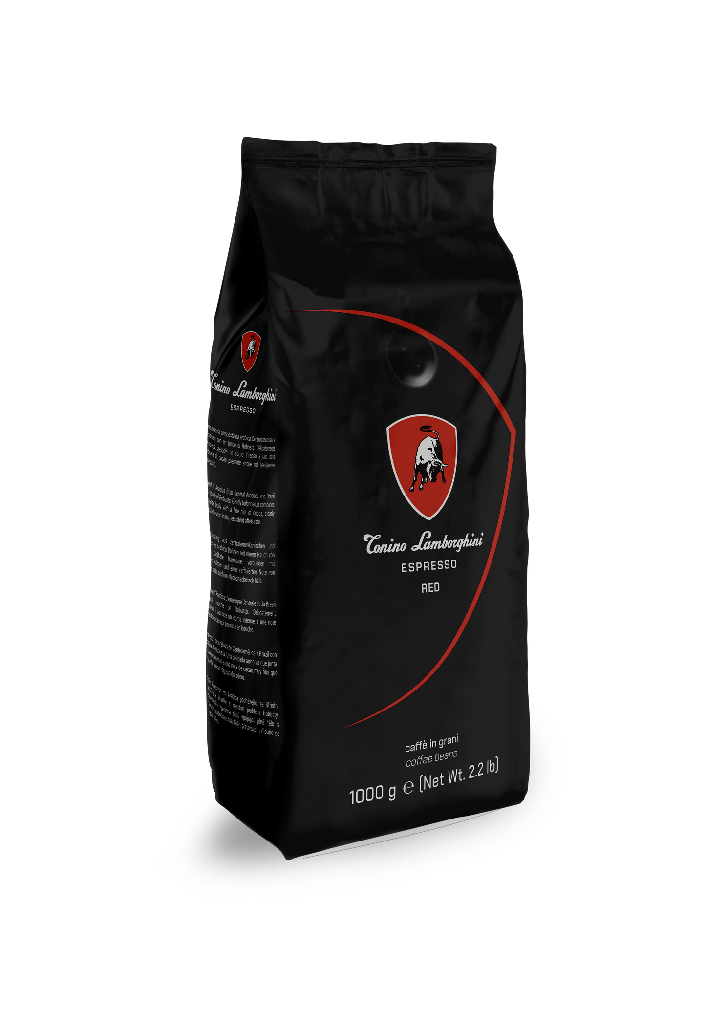 Tonino Lamborghini Whole Bean - Red Blend 1kg - Package