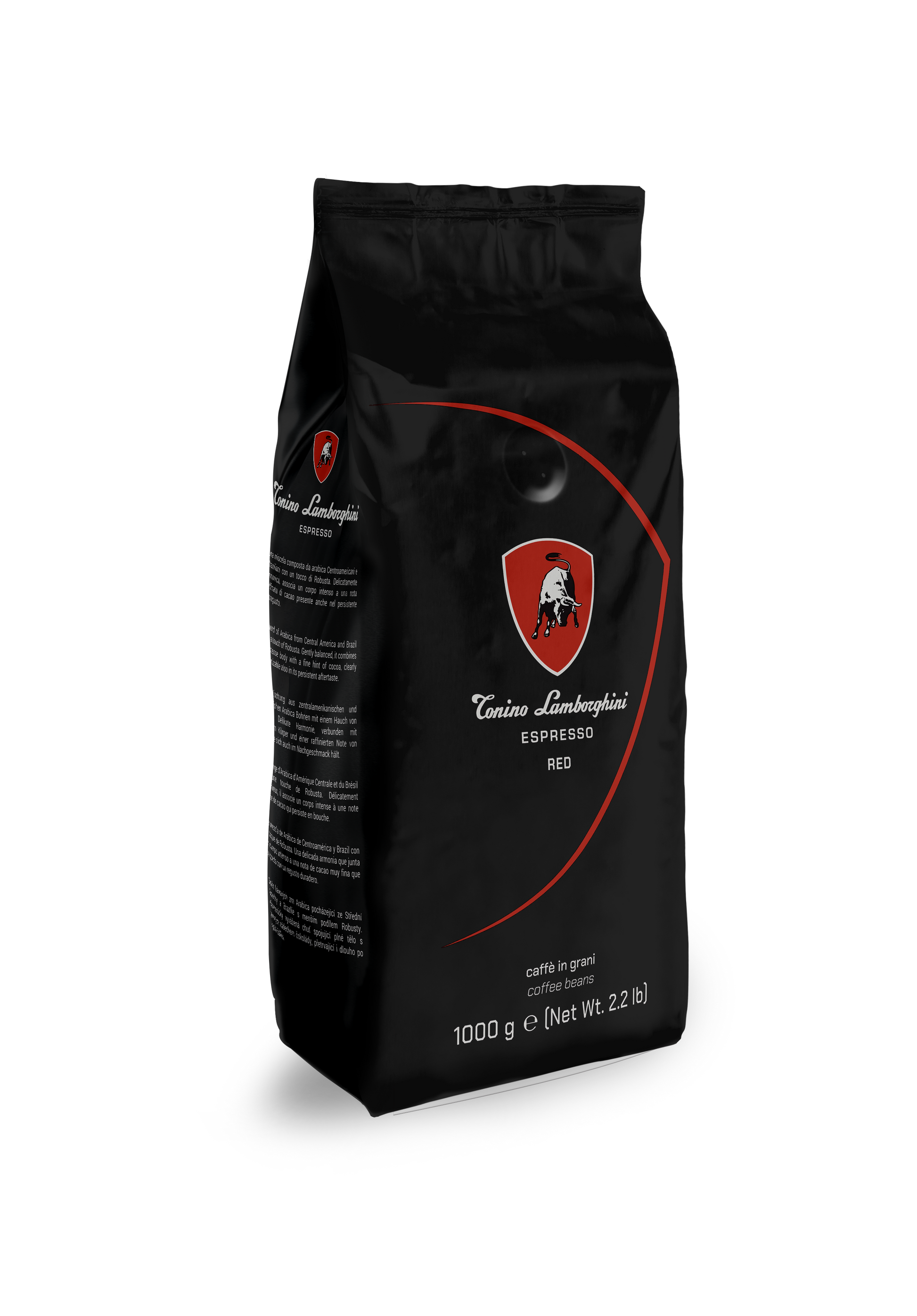 Tonino Lamborghini Whole Bean - Red Blend 1kg - Package