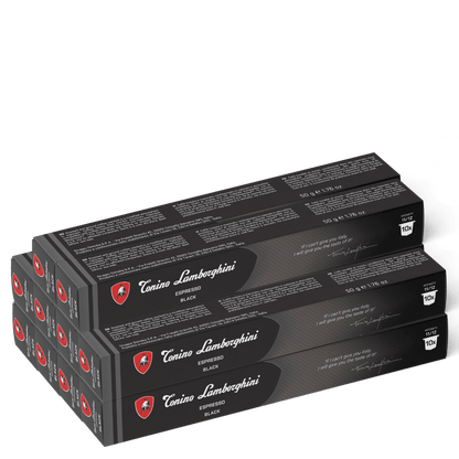 Tonino Lamborghini Coffee Pods-Black-100 pods