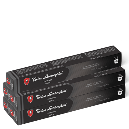 Tonino Lamborghini Coffee Pods-Black-50 pods