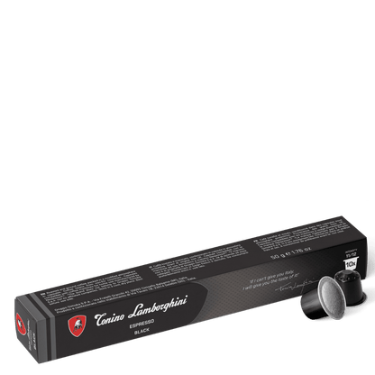 Espresso Capsules – Black | Nespresso Compatible - Tonino Lamborghini