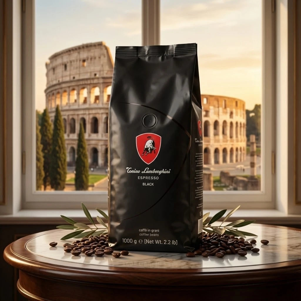 italian espresso beans - black blend