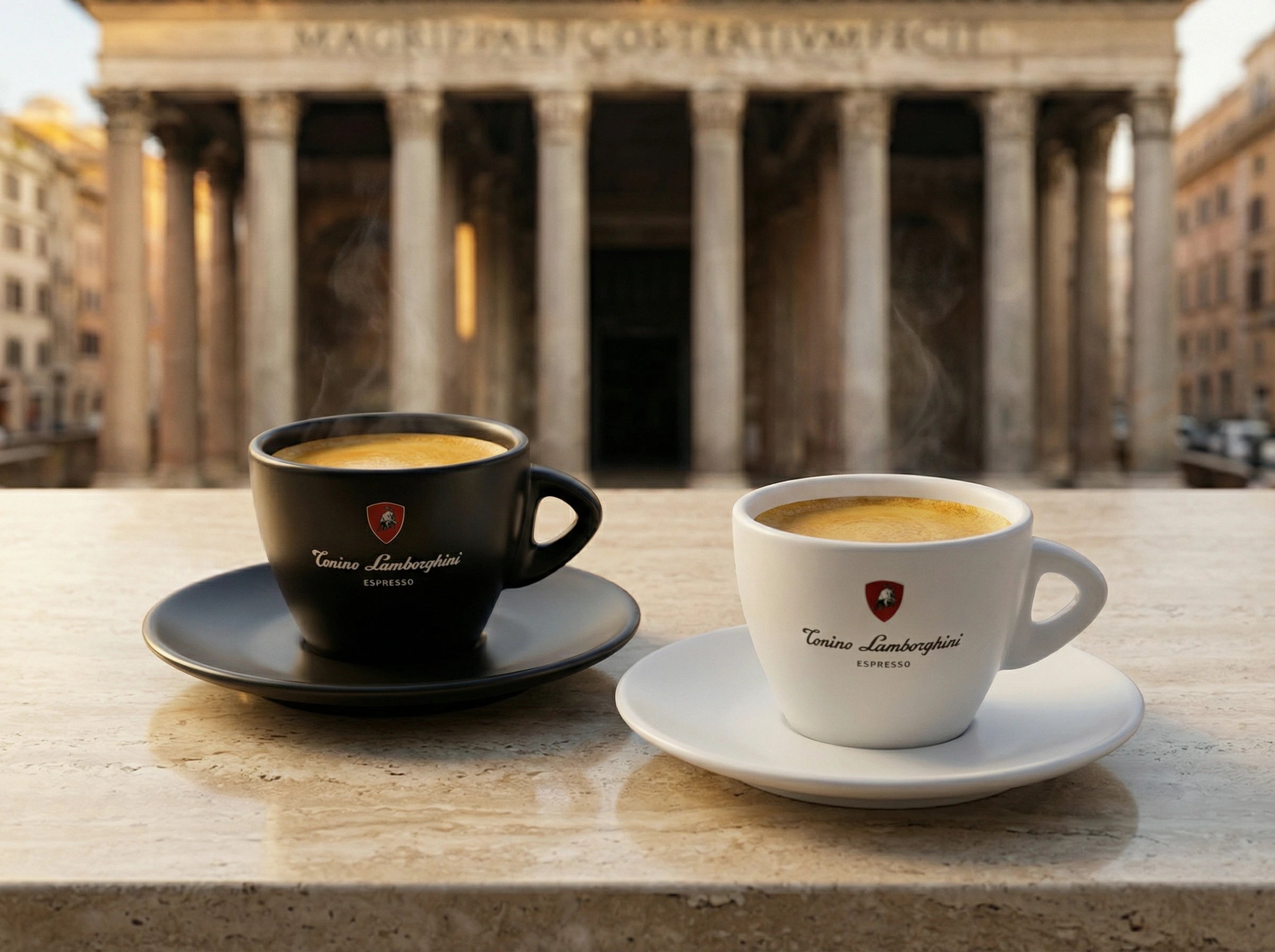 luxury espresso cups - lamborghini cups and saucers