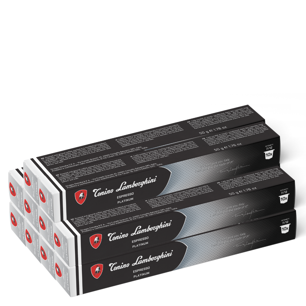 Tonino Lamborghini Coffee Capsule – Platinum | Nespresso® Compatible