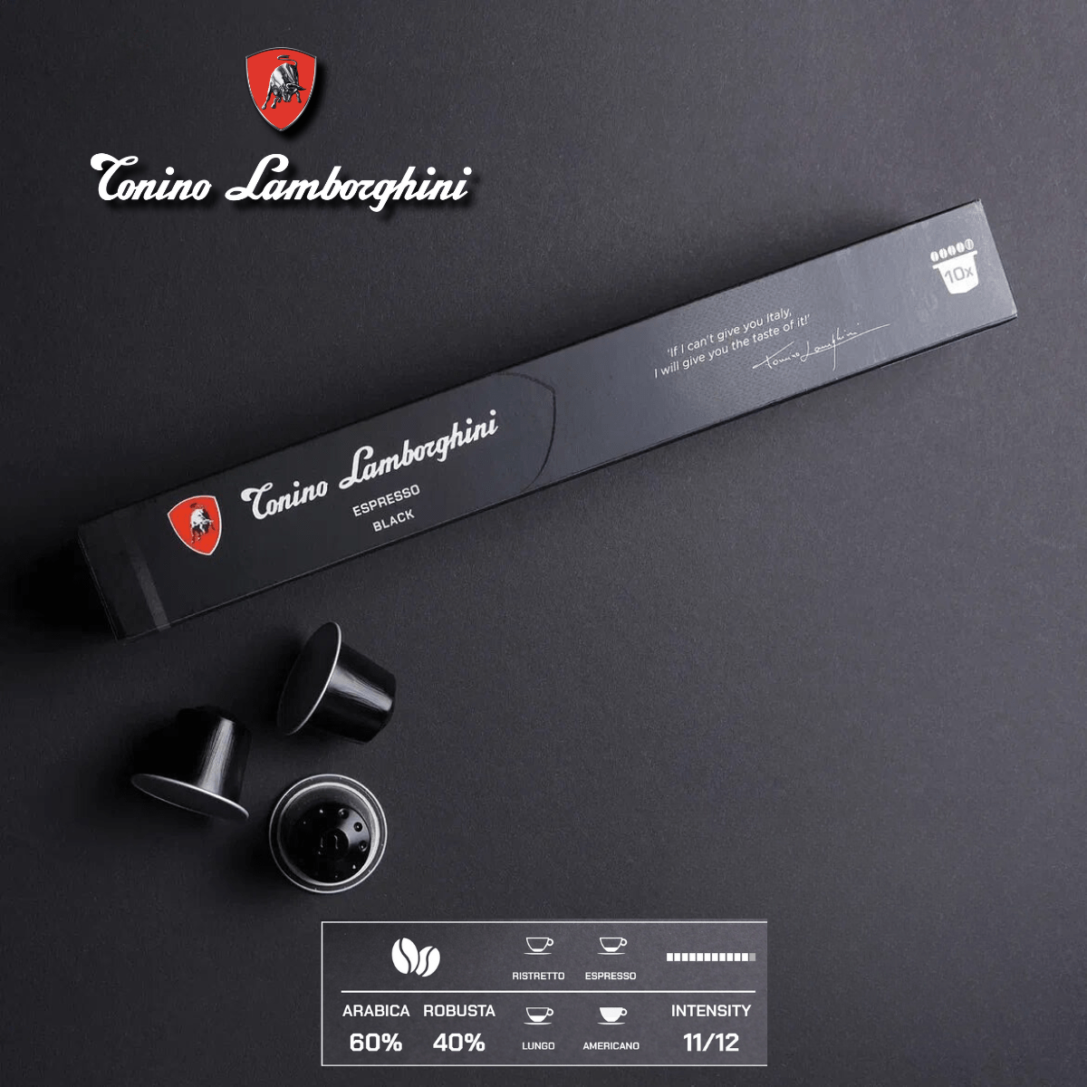 Tonino Lamborghini Coffee Pods | best coffee capsule | Medium Roast